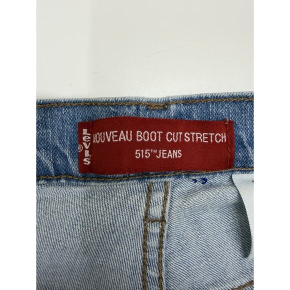 Levis Womens Jeans Size 10 Mis L 515 Nouveau Bootcut Denim Jeans - Picture 4 of 12